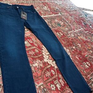 Levi's 501 Dark Navy Denim Straight Leg Jeans 32x36